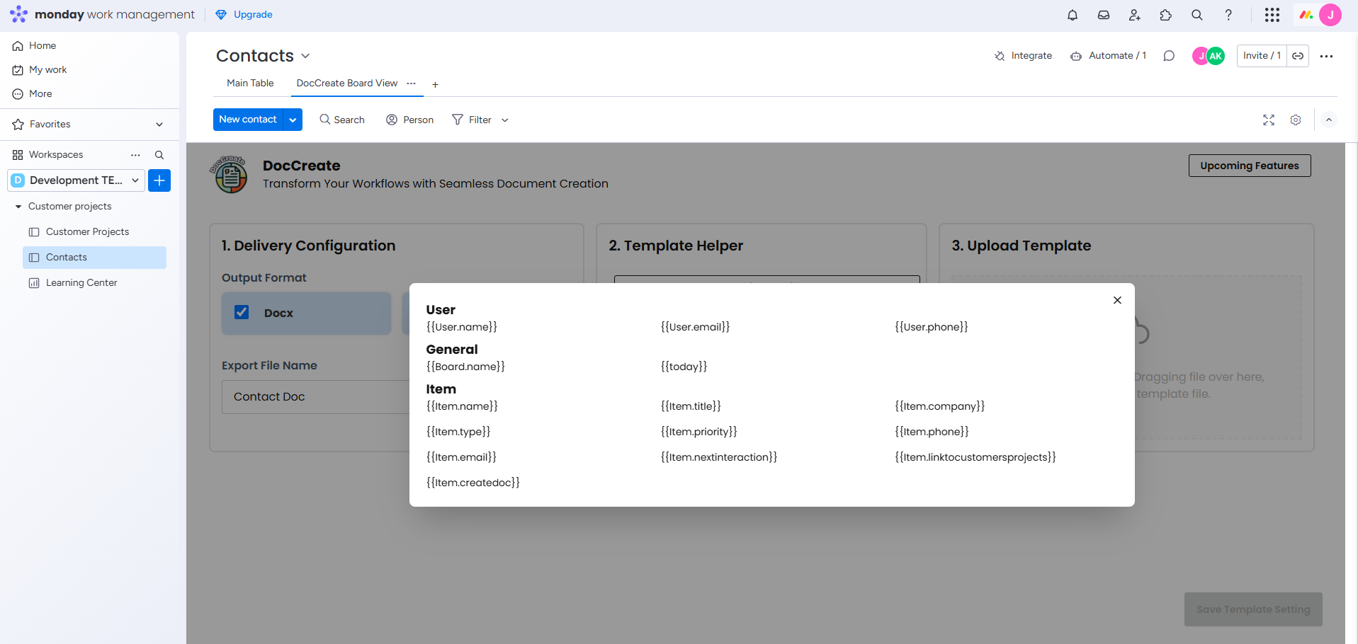 Introduction to DocCreate