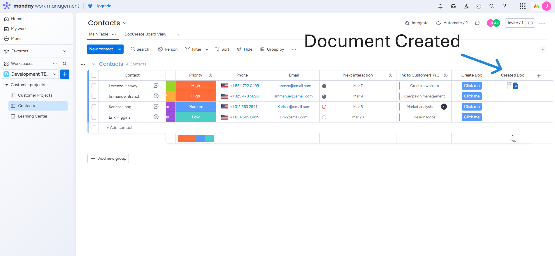 Introduction to DocCreate